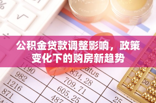 湘潭公积金贷款调整影响，政策变化下的购房新趋势